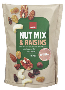 Nut Mix And Raisins Unsalted