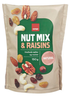 Nut Mix And Raisins Unsalted