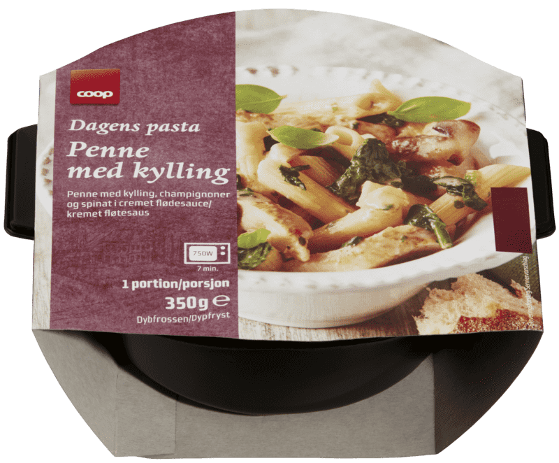 Coop Pasta Penne med Kylling 350g