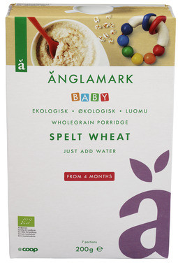 Instant Porridge Whole Grain Spelt Wheat +4m