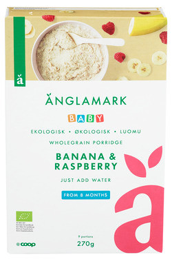 Instant Porridge Whole Grain Banana/rspb +8m