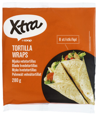 Tortilla Wraps, 20 Cm (8 Pcs)
