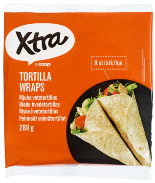 Tortilla Wraps, 20 Cm (8 Pcs)