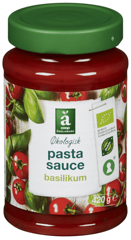 Änglamark Pasta Saus Basilikum 420g