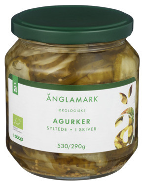 Organic Gherkins In Slices