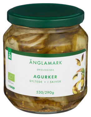Organic Gherkins In Slices