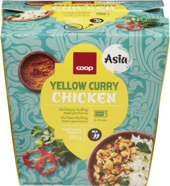 Yellow Curry Chicken With Jasmine Rice