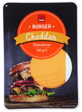 Cheese Slices Burger Cheddar