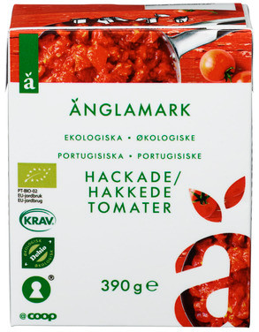 Økologiske Hakkede Tomater