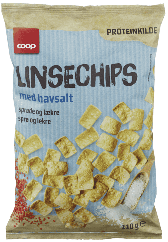 Coop Linsechips 110g