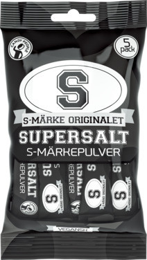 Supersalt S-märkepulver 5pk Salt Pulver 45g