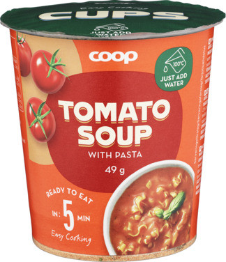 Tomato soup cup Coop