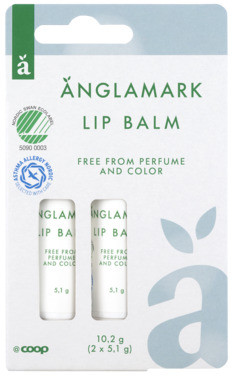 Lip Balm, 2 X 5,1 g Änglamark