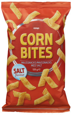 Corn Bites Maissnacks med Salt