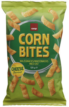 Corn Bites Maissnacks med Ost