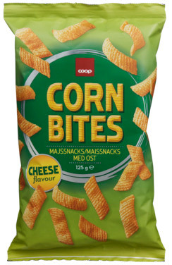 Corn Bites Maissnacks med Ost