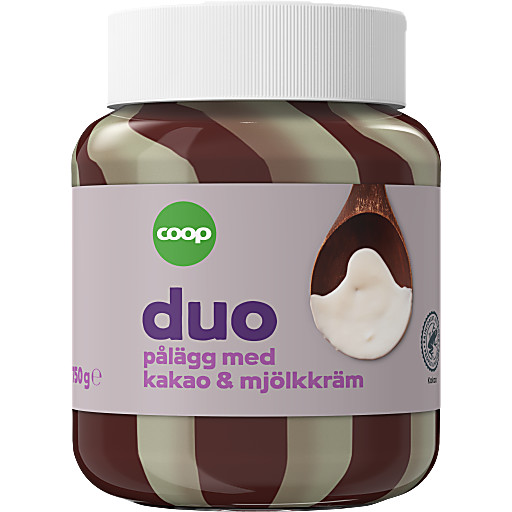 Duo Kakao & Melkekrem 750g Coop