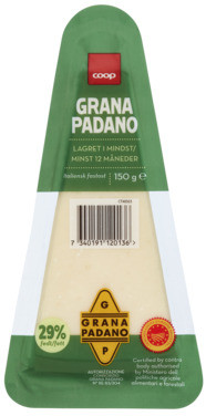 Grana Padano 12 Months, Red Logo