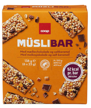 Muesli Bar, Choco Salted Caramel 6 Pack