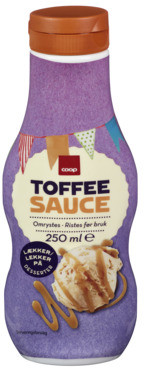 Ice Cream Sauce, Toffee