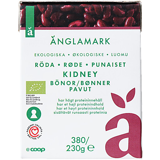 Kidneybønner Røde Øko 380g Änglamark