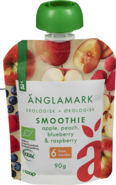 Smoothie Apple/peach/blueberry/raspberry