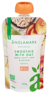 Smoothie Oat/banana/pear/peach/apple