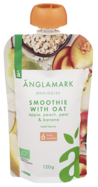 Smoothie Oat/banana/pear/peach/apple