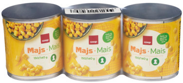 Supersweet Whole Corn Kernels, 3*150g