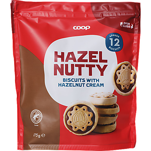 Kex Hazelnutty 175g Coop