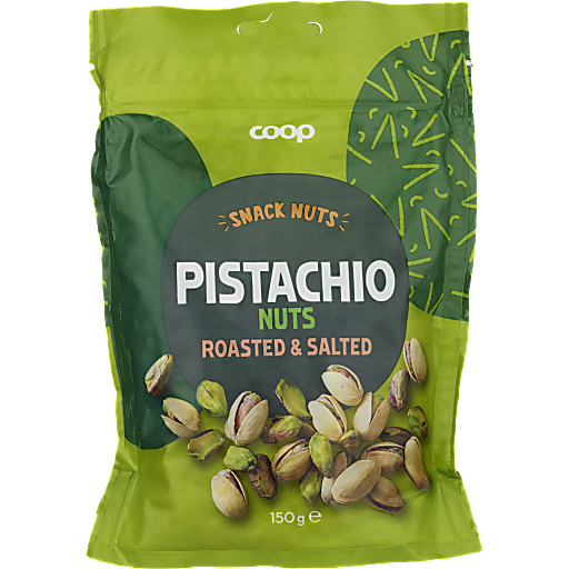 Pistasjnøtter Ristede & saltede 150g Coop