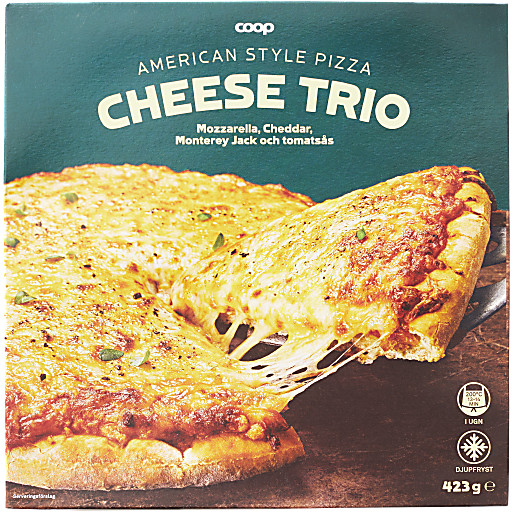 Pizza Cheese Trio American style 423g Coop