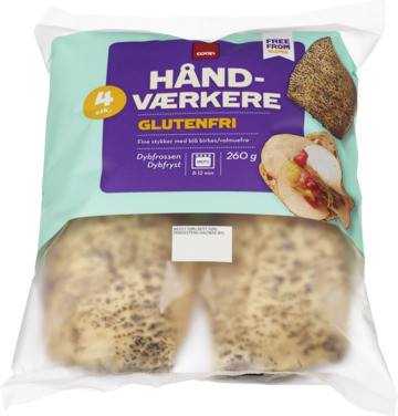 Gluten Free, "håndværker" Roll, Frz Coop