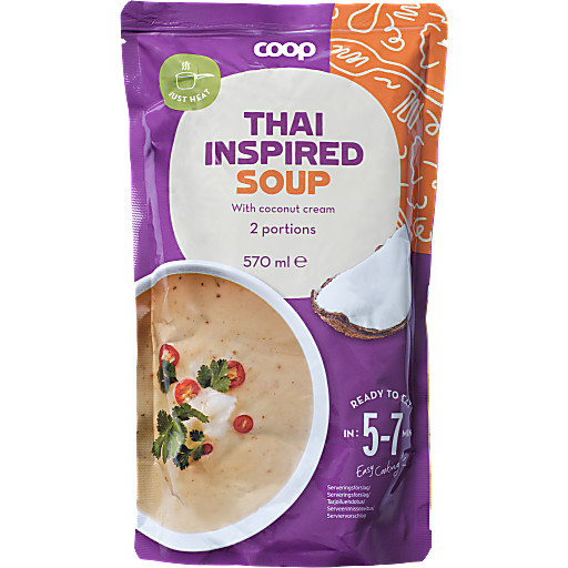 Suppe Thai inspirert 570mlt Coop