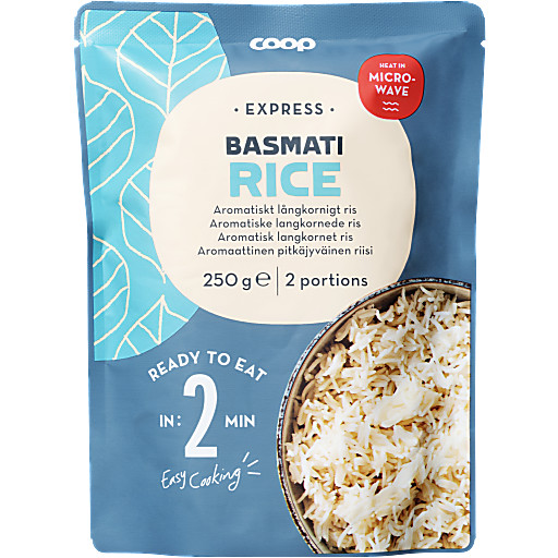 Basmatiris langkornet 250g Coop