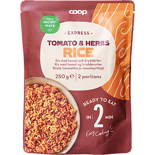 Ris med tomat & krydderurter 250g Coop