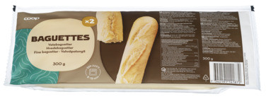 Plain Baguette, 2 Pack