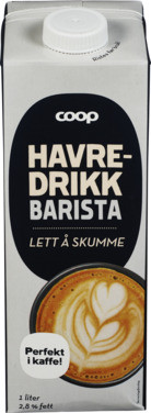 Oat Drink For Coffee