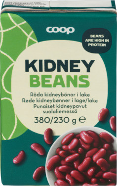 Red Kidney Beans In Brine Coop