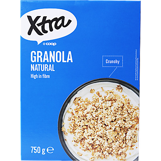 Granola Natural 750g Xtra