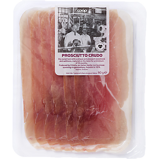 Prosciutto Crudo 80g Coop