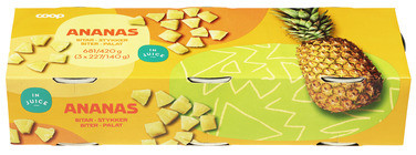 Pineapple chunks in NJ 3-pack, Choice quality