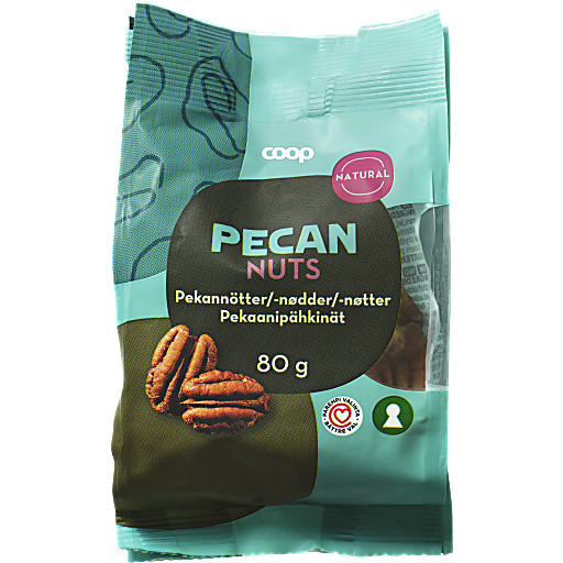 Pekannøtter 80g Coop