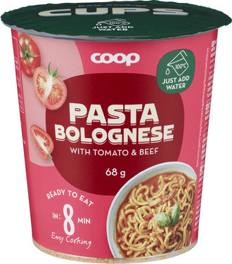 Bolognese meal cup