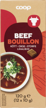 Beef Stock Cubes, 12 Cubes Coop