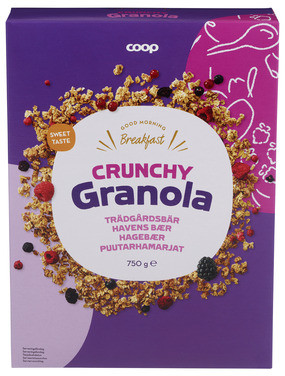 Granola, Crunchy Garden Fruits