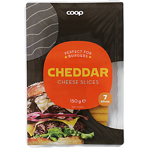 Hamburgerost Cheddar 150g Coop