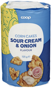 Corn Cake With Sourcream & Onion