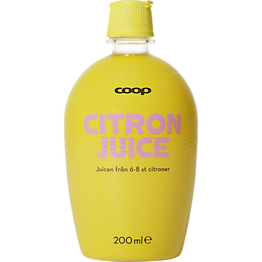 Sitronjuice 200ml Coop