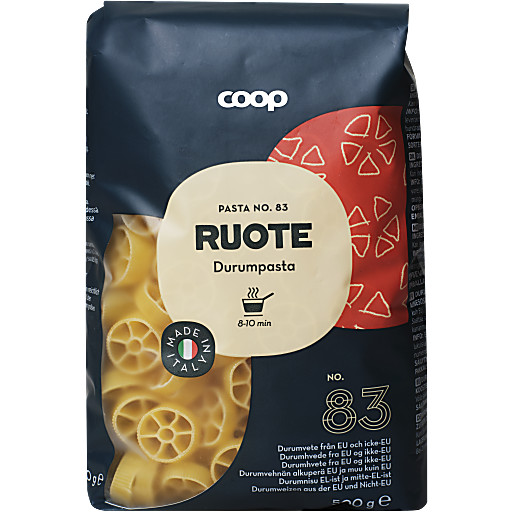 Pasta Ruote 500g Coop